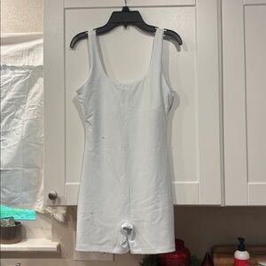 Automet Small One Piece Bodysuit Shorts Tank Top Stretchy Workout Gym Casual